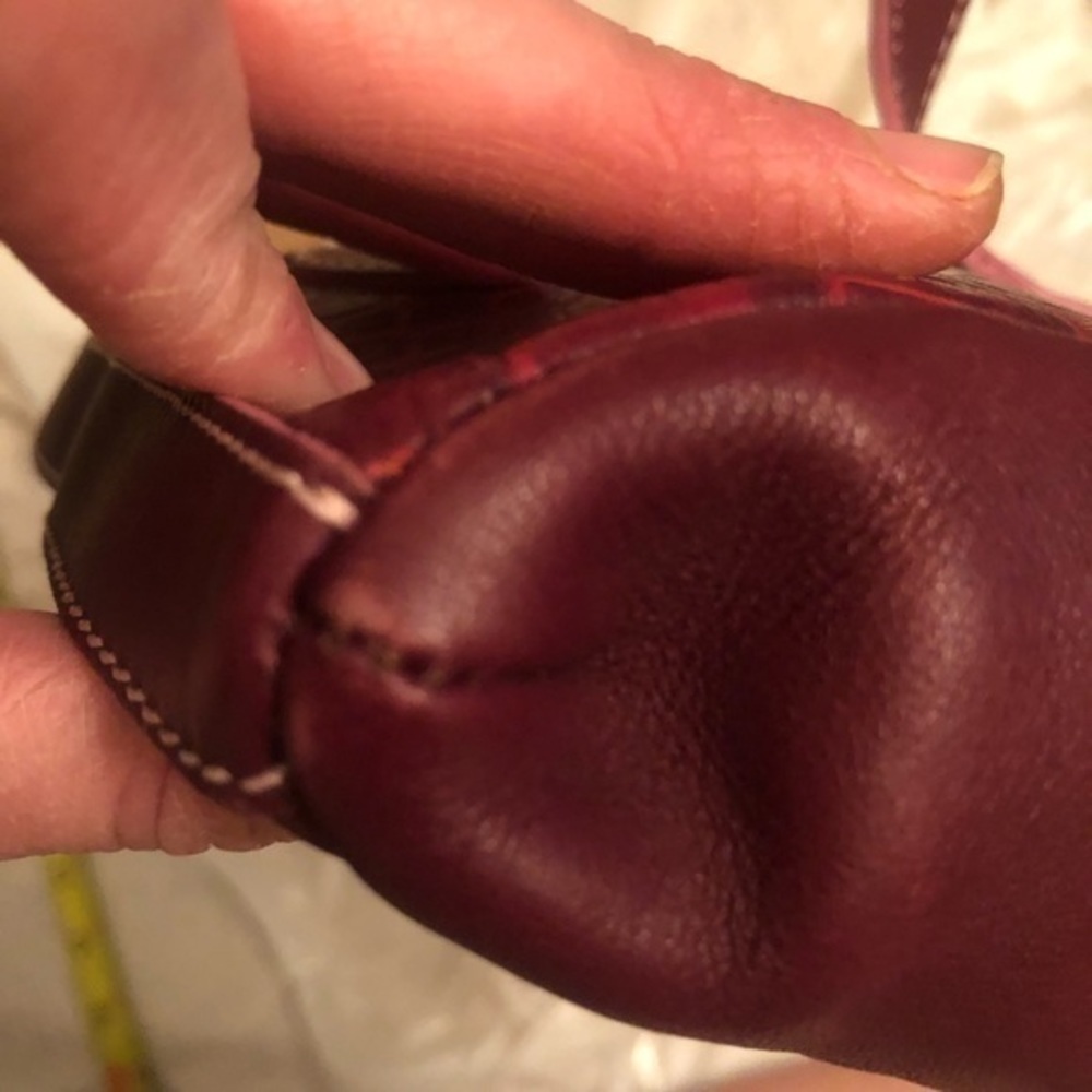 Claudia Firenze burgandy red leather bag - Picture 11 of 16
